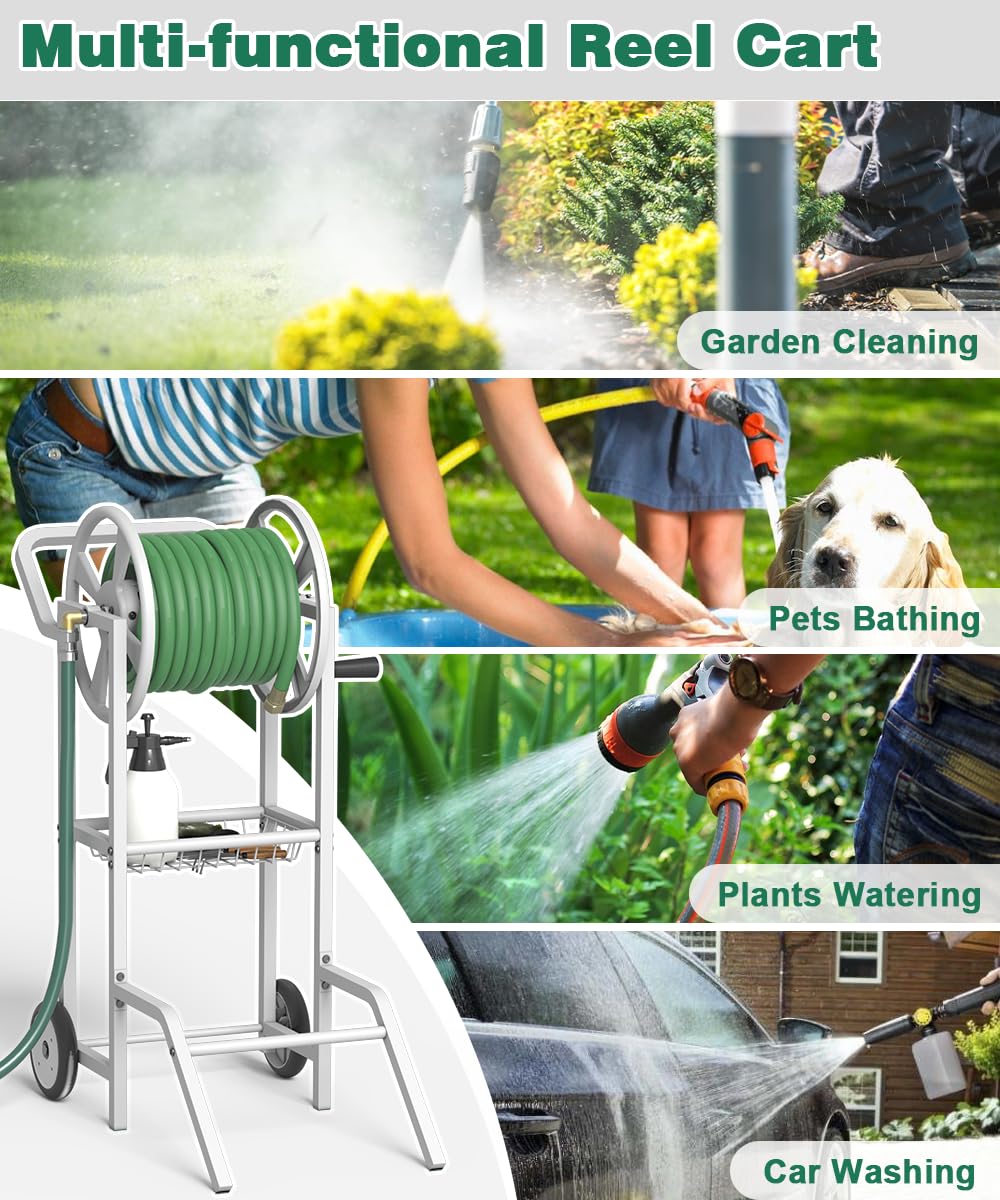 Artigarden in backyard setting showing convenient portable watering