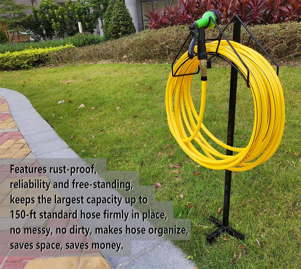 Artigarden nozzle hanging detail keeping hose end elevated for cleaner storage benefit