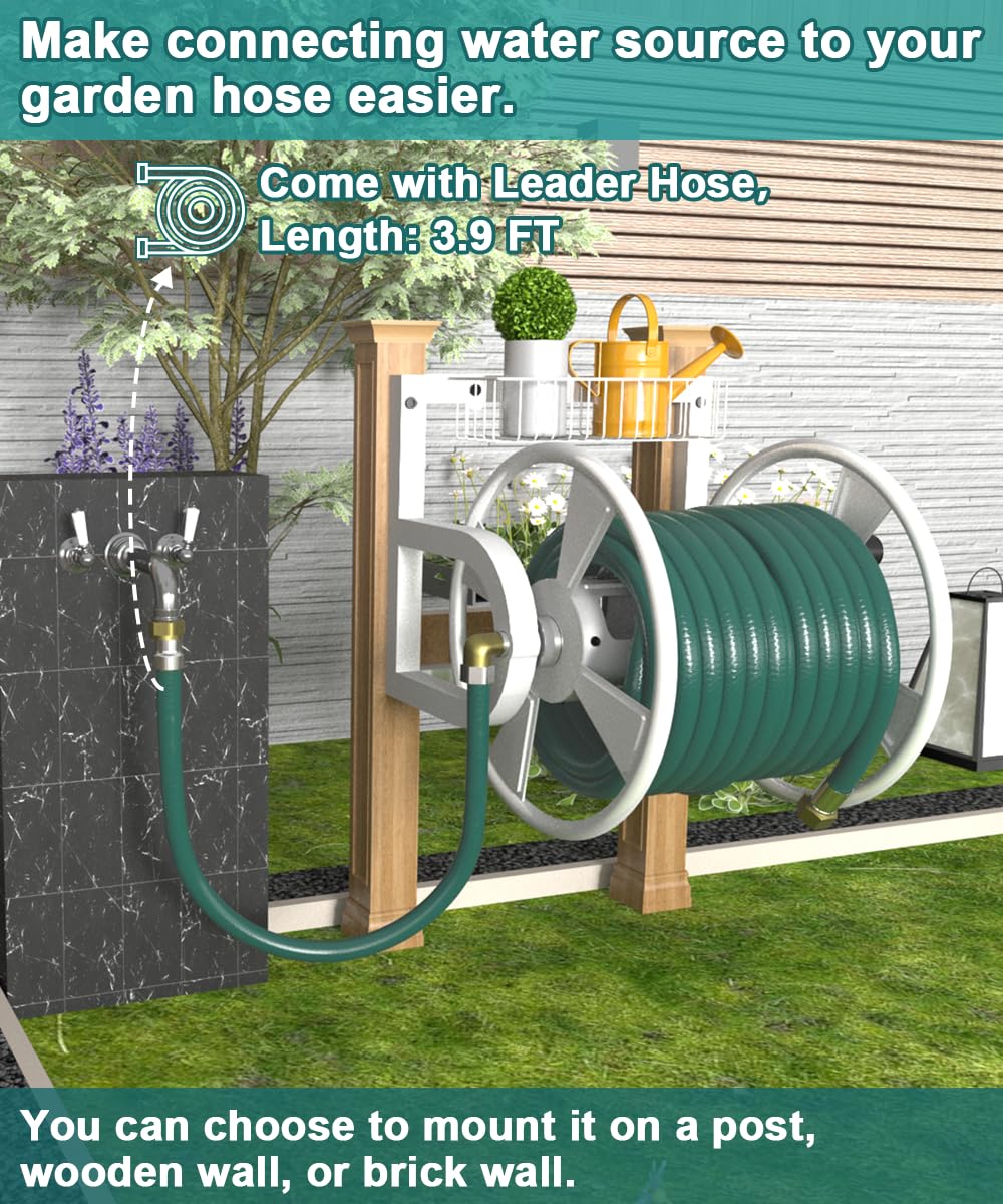Artigarden removable storage basket holding nozzles and gloves for tidy access