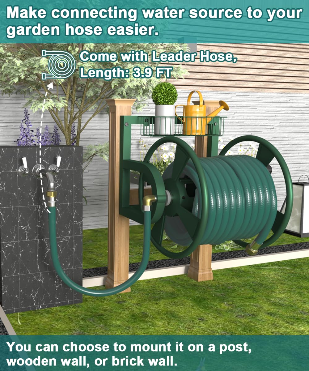 Artigarden removable storage basket filled with nozzles and gloves for organized access