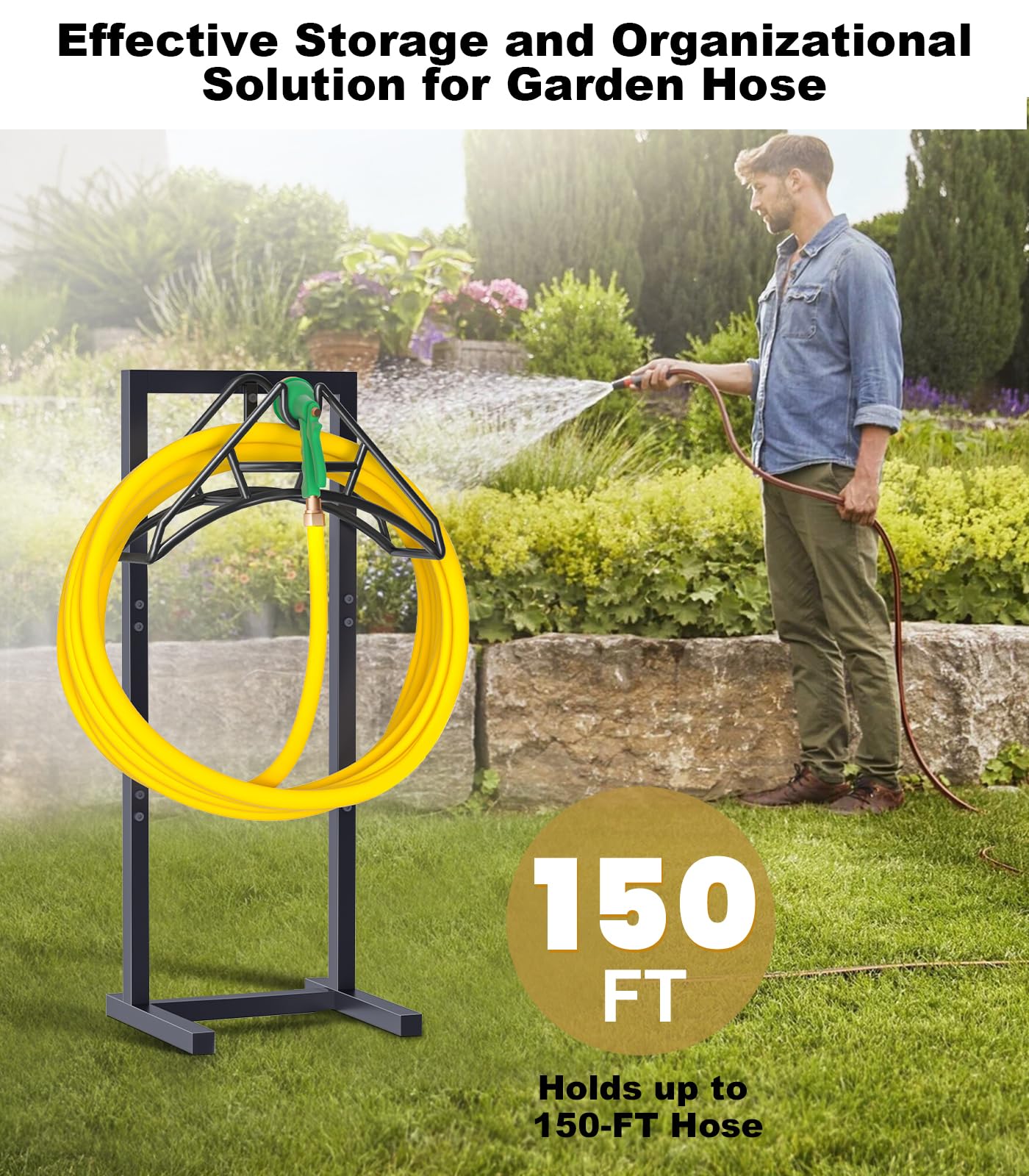 Artigarden scale comparison with foot illustrating compact footprint