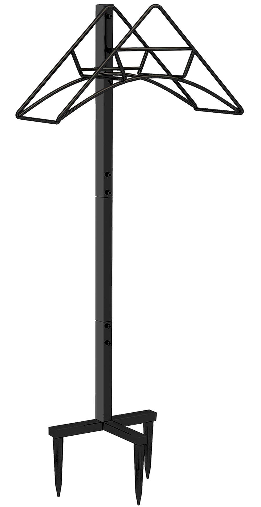 Artigarden triangular design close-up highlighting metal frame for reliable strength