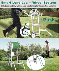 Artigarden wheel and long-leg detail showing stable rolling across terrain