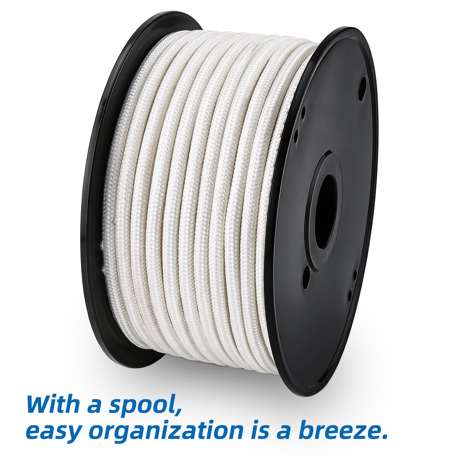 Artilife rope installed on a flagpole pulley demonstrating smooth operation benefit