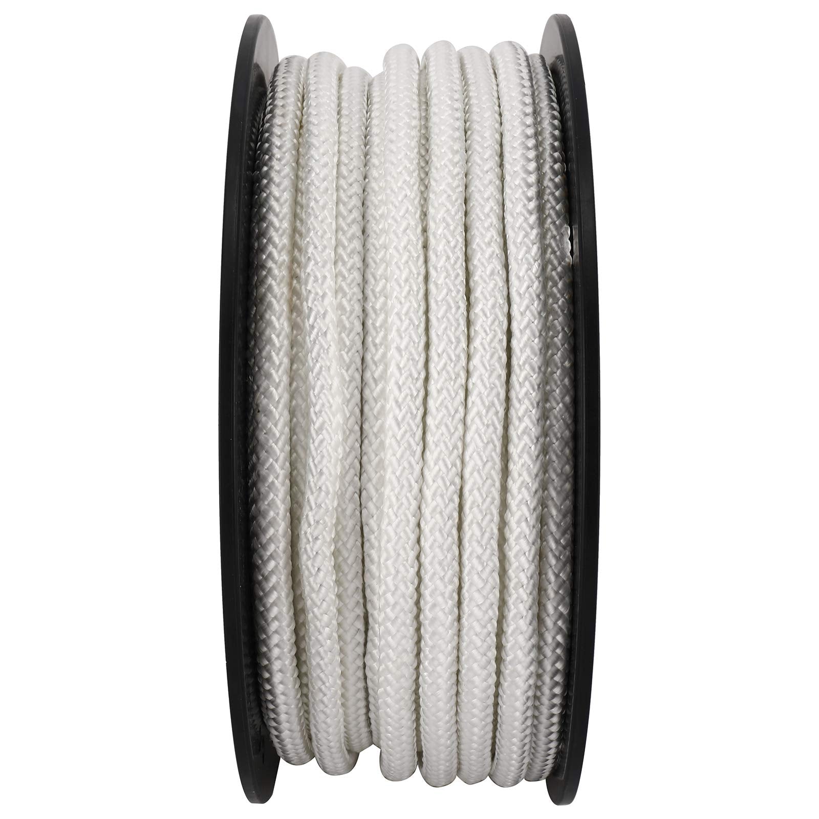 Artilife rope stretched beside a tape measure showing full 100 ft scale benefit