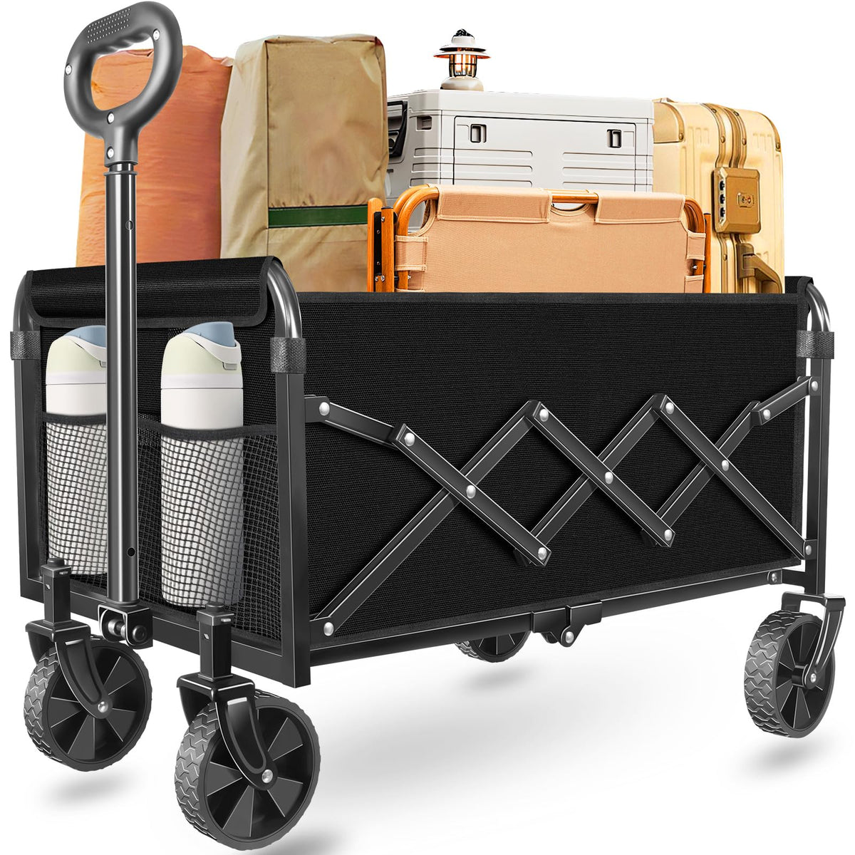 ARTIST'S DREAM front view open wagon showing sturdy load capacity