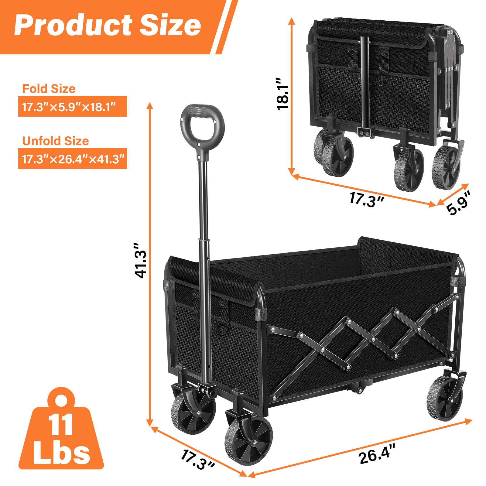 ARTIST'S DREAM side profile with cooler illustrating hauling convenience