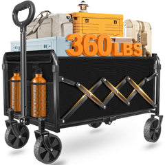 ARTIST'S DREAM folded wagon compact for trunk storage and easy transport