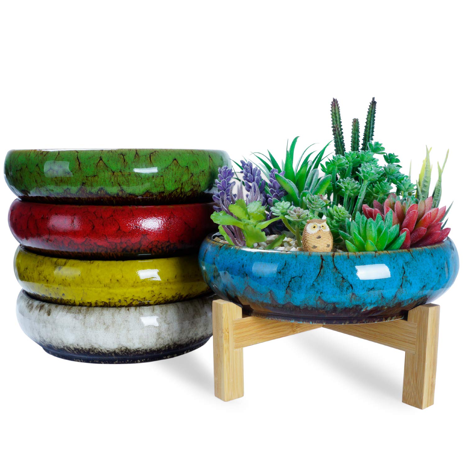 ARTKETTY planter styled on desk with decor highlighting gift-ready presentation