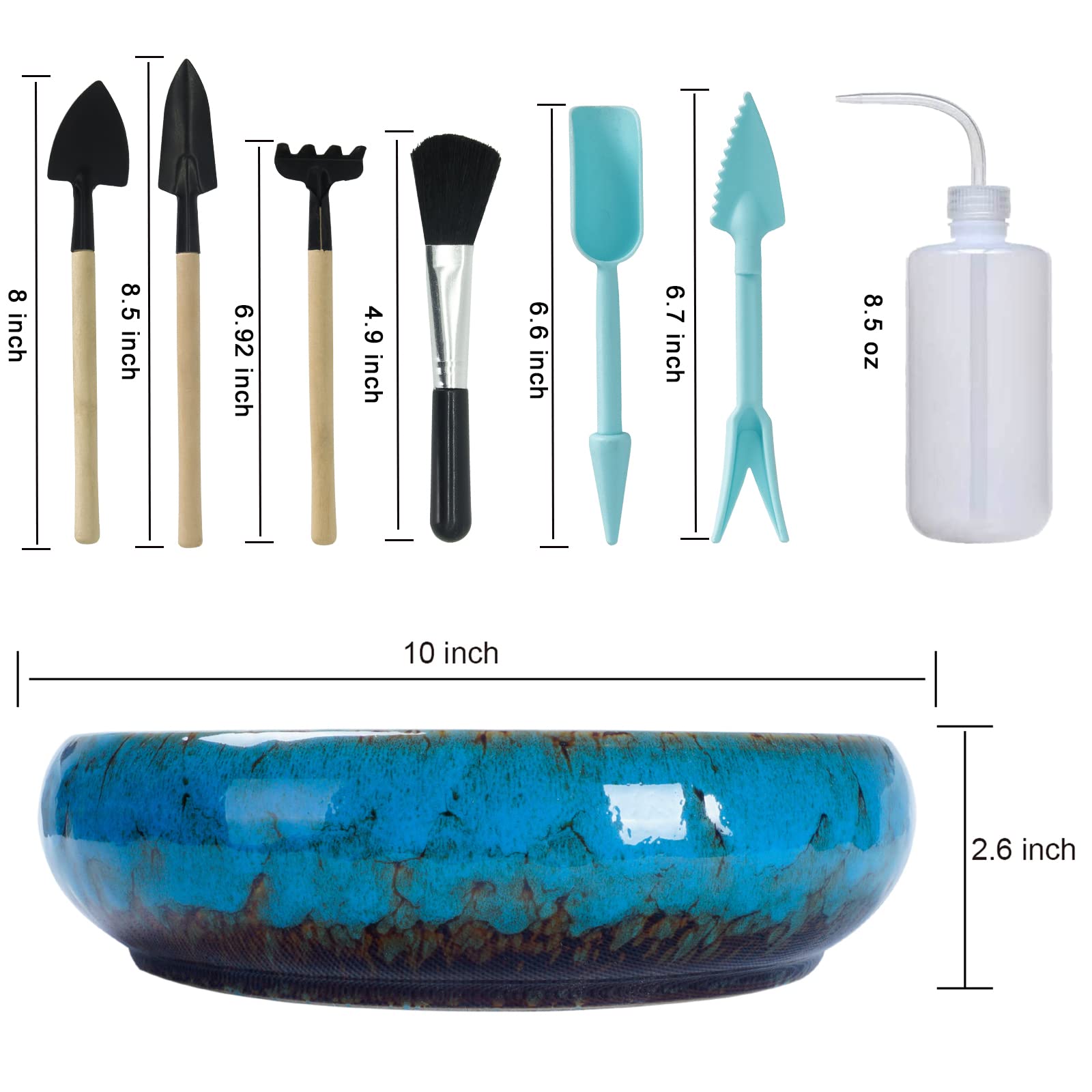ARTKETTY planting tools set displayed for easy potting and careful transplanting