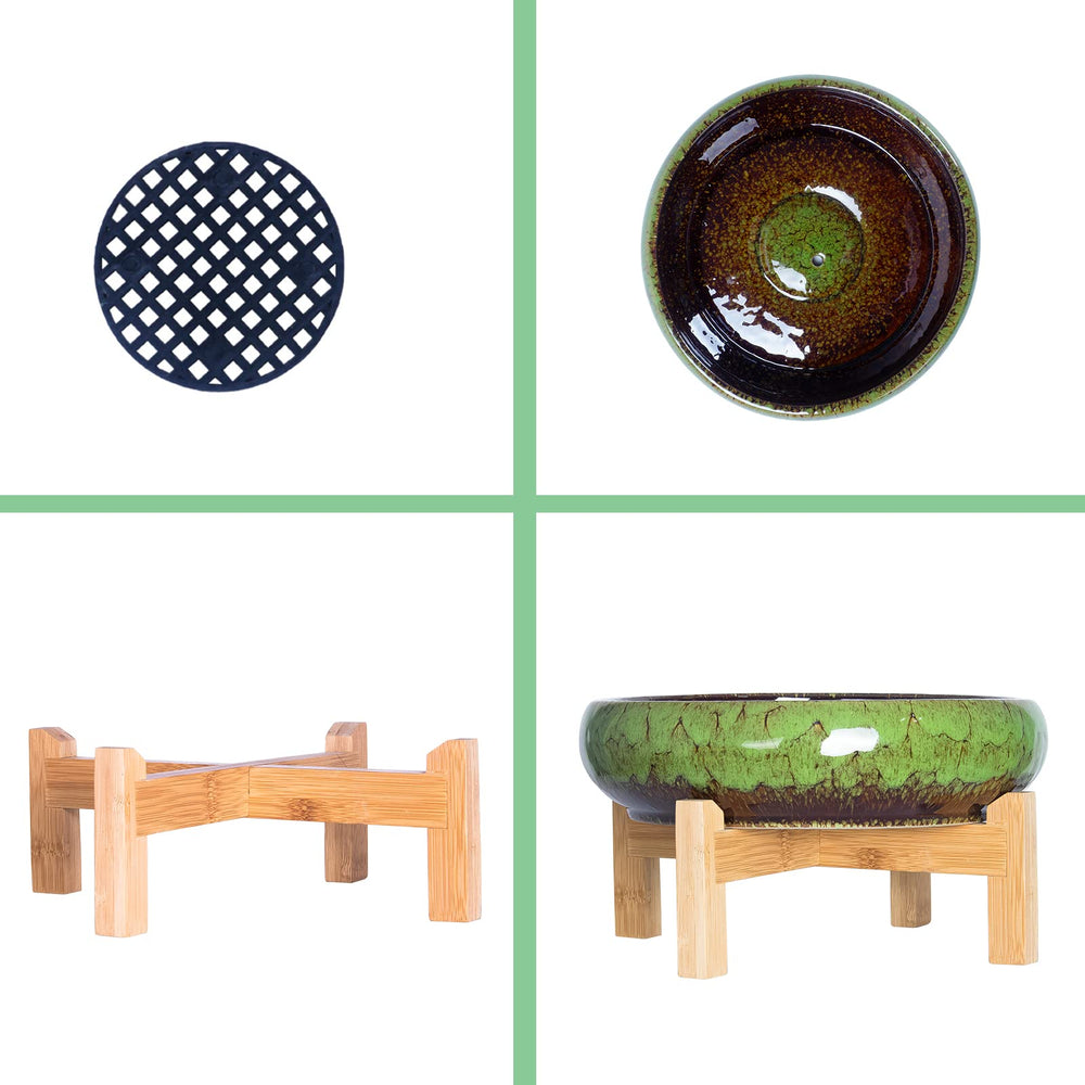 ARTKETTY drainage hole and tray detail protecting surfaces from overwatering