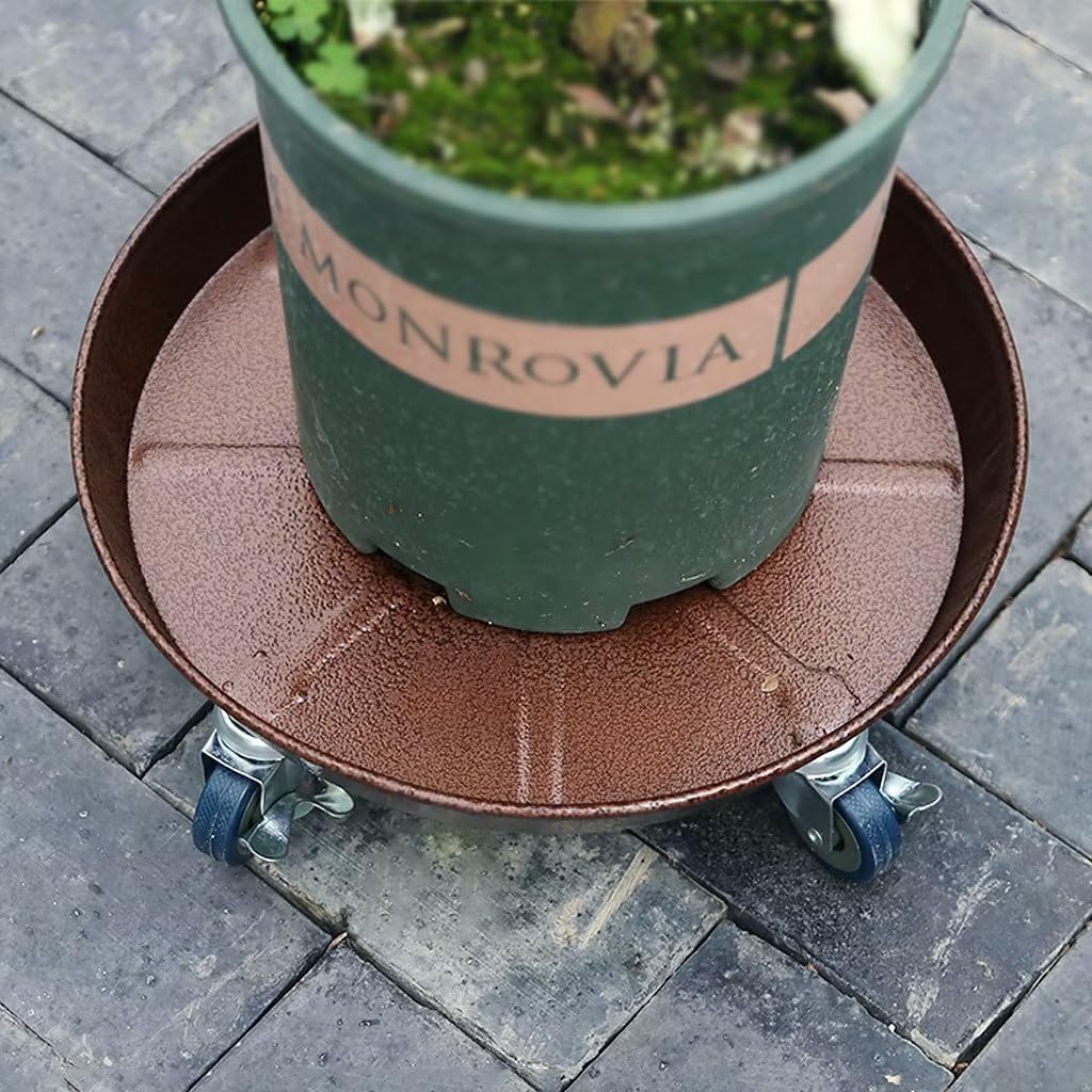 ARTLINE dolly on patio tiles demonstrating outdoor durability and stability benefit