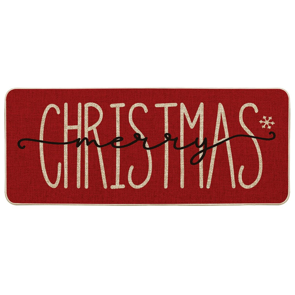 Artoid Mode front view showing red Merry Christmas design and clear welcome message