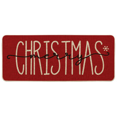 Artoid Mode front view showing red Merry Christmas design and clear welcome message