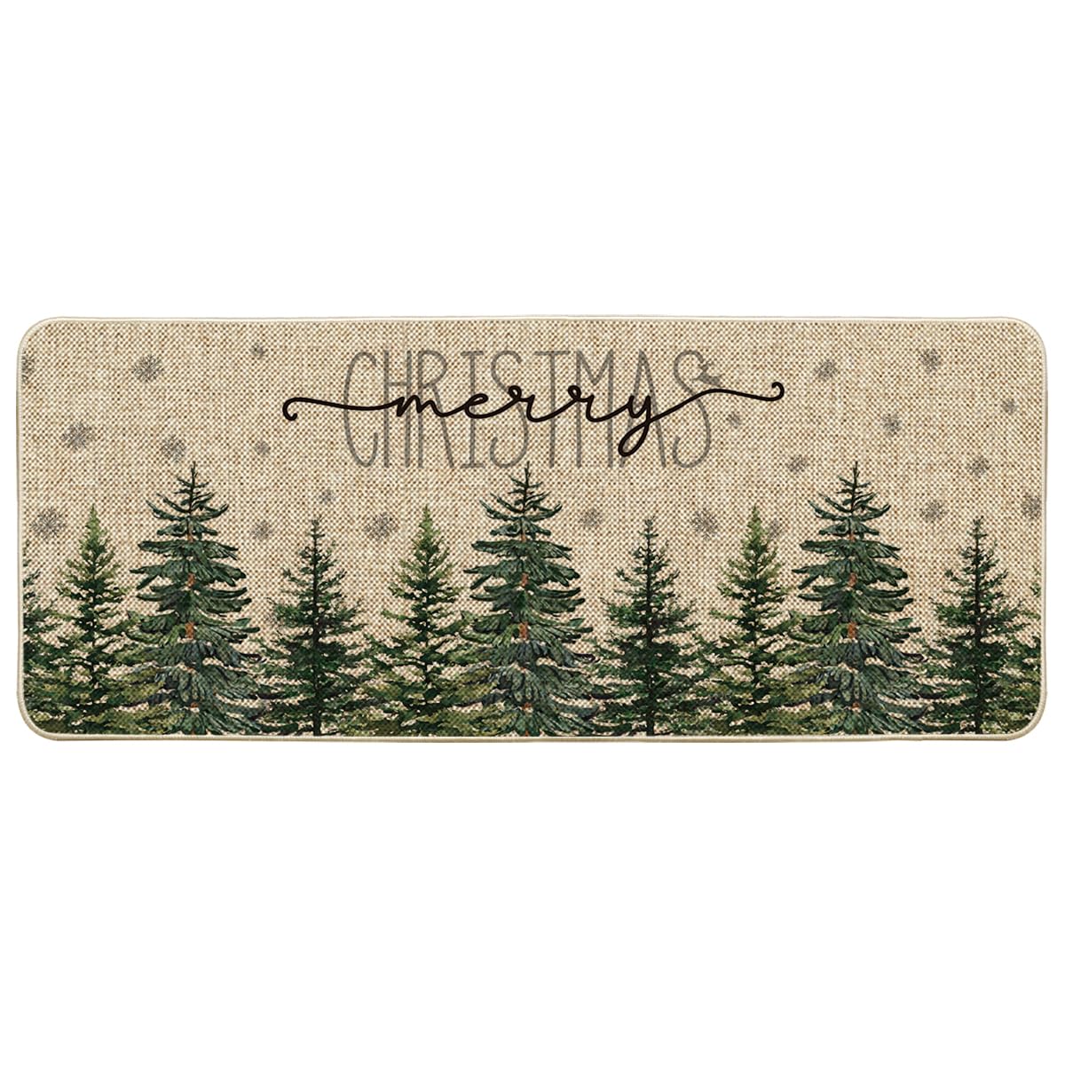Artoid Mode front view showing pine tree and Merry Christmas welcome design benefit seasonal style