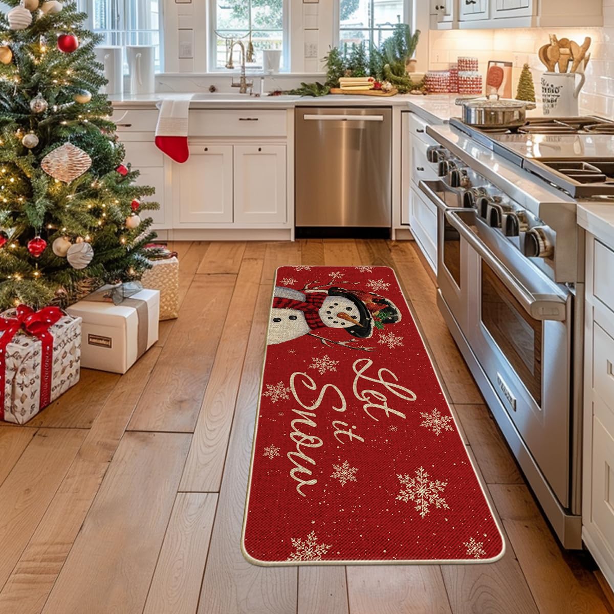 Artoid Mode doormat placed in an entryway illustrating seasonal curb appeal