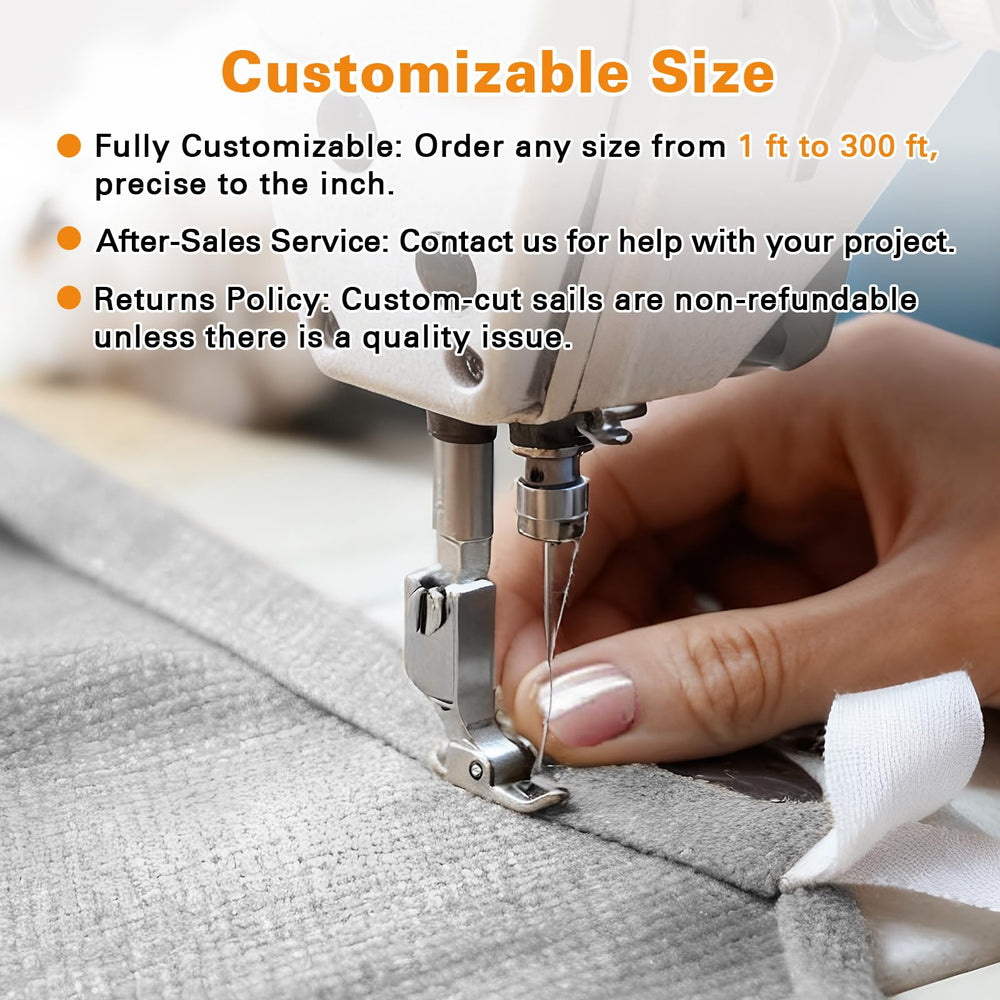 Artpuch edge stitching and grommet showing reliable anchor points for safety