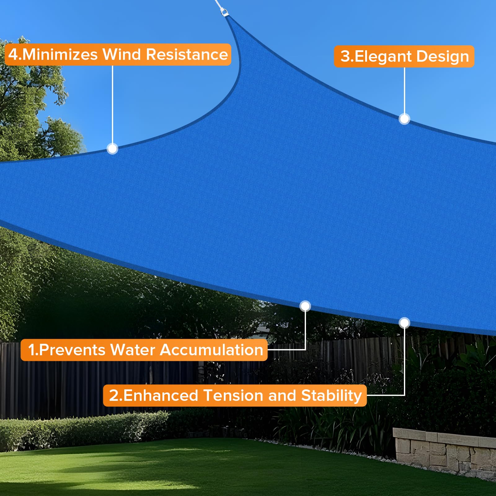 Artpuch installed over patio showing sun protection and comfortable shade