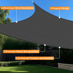 Artpuch installed over patio demonstrating cooler, shaded seating area