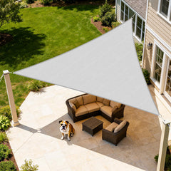 Artpuch triangle sail front view showing full coverage and modern style