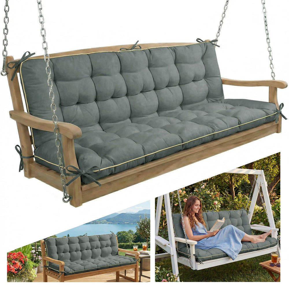 AS AWESLING front view of swing cushion showing full coverage and comfort