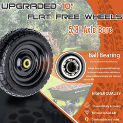 ASDFGHT close-up polyurethane tread showing grip and puncture resistance benefit