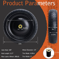 ASDFGHT hub and 5/8" bearing detail offering reliable rotation