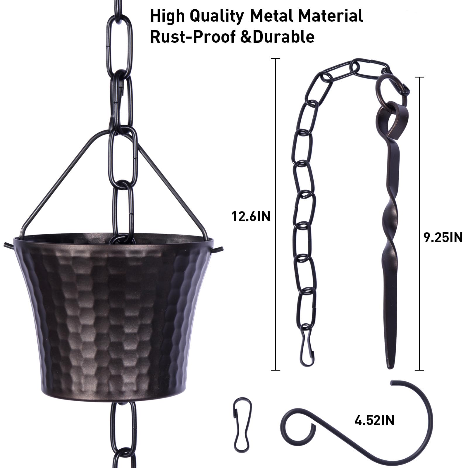Aseneat anchoring stake positioned over drain showing stable placement benefit
