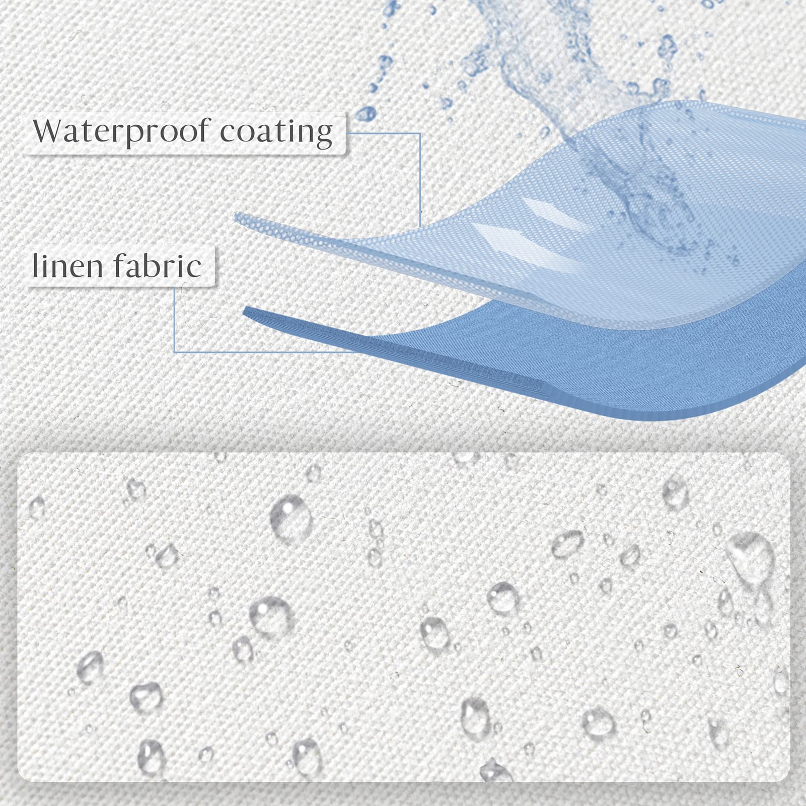 Ashler Home Deco detailed view of 7D polyester fill showing fluffy texture and lasting loft
