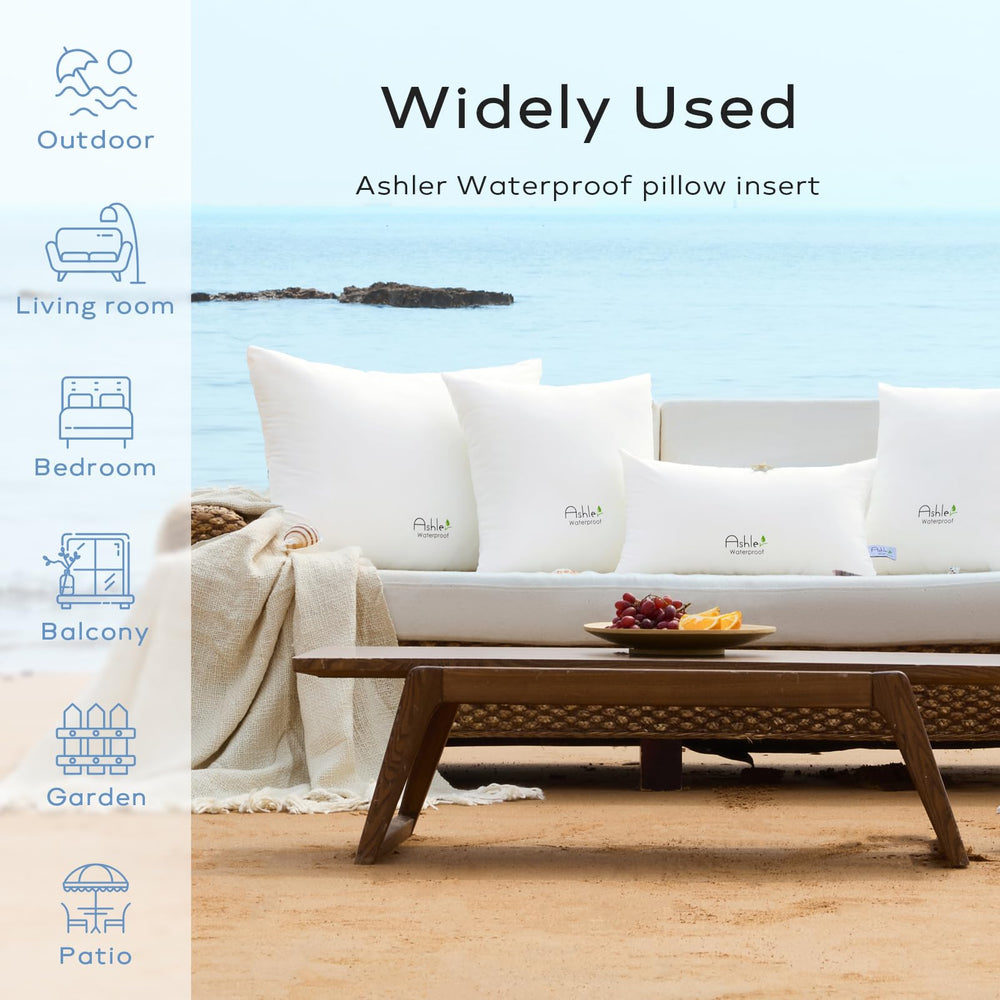 Ashler Home Deco vacuum-sealed insert expanding after unboxing showing easy recovery and loft
