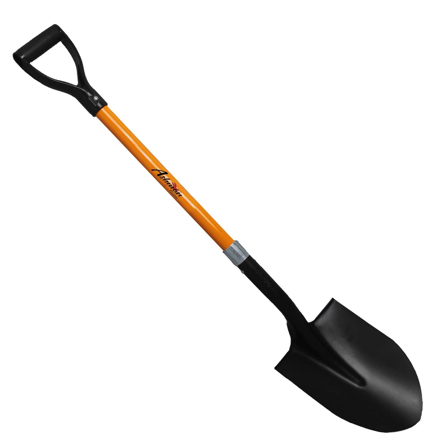 Ashman close-up of sharpened blade edge for easier penetration of hard soil