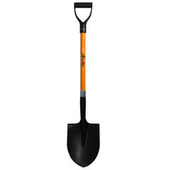 Ashman front view of shovel showing full tool and durable construction benefit