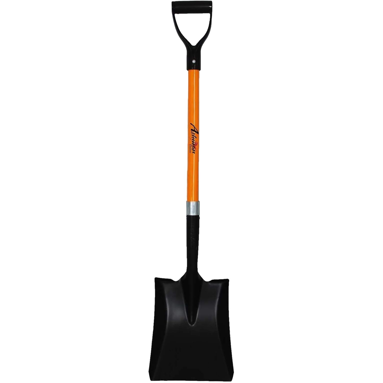 Ashman front view of full transfer shovel showing blade and handle for durable use