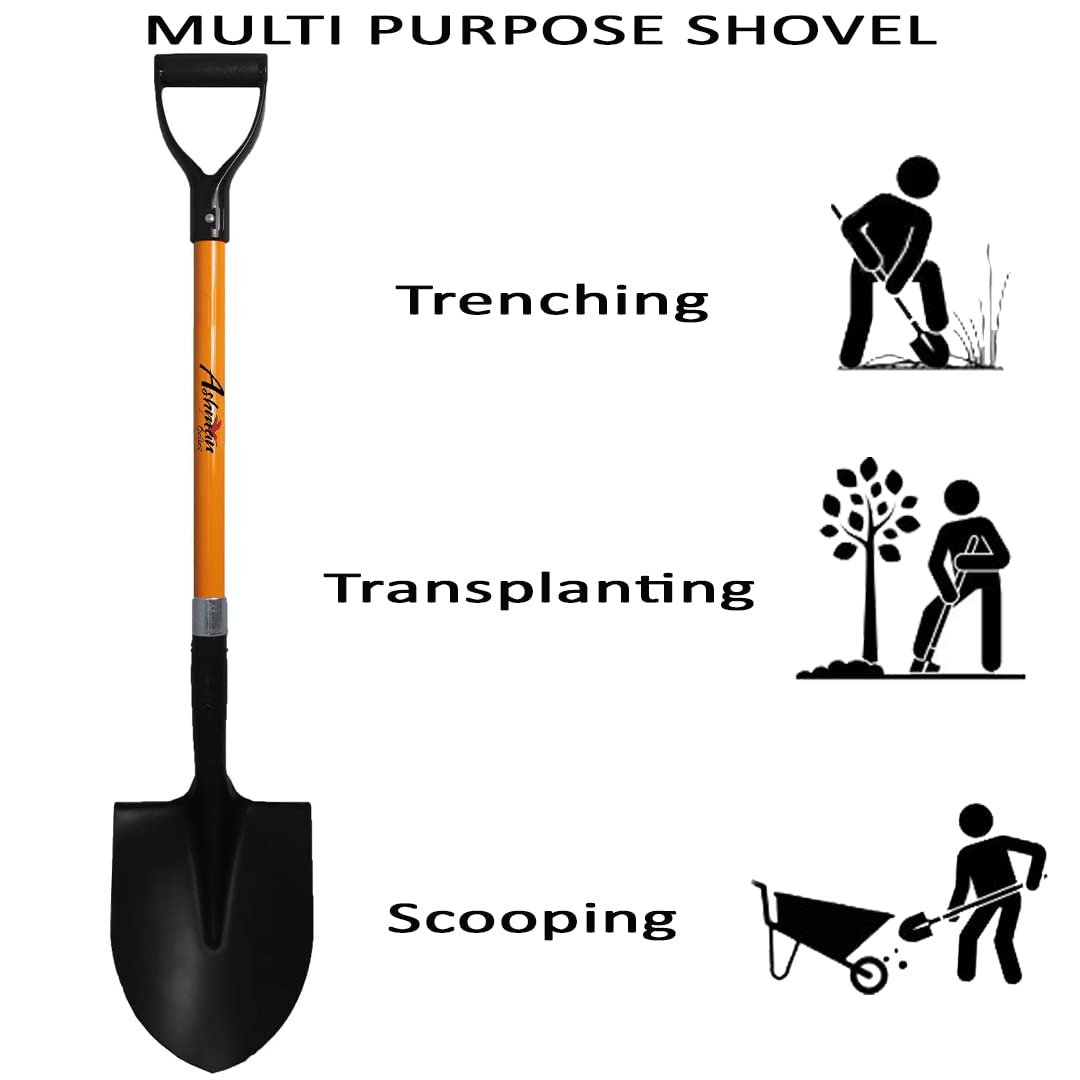 Ashman full shovel profile displayed to show 41-inch length and leverage benefit