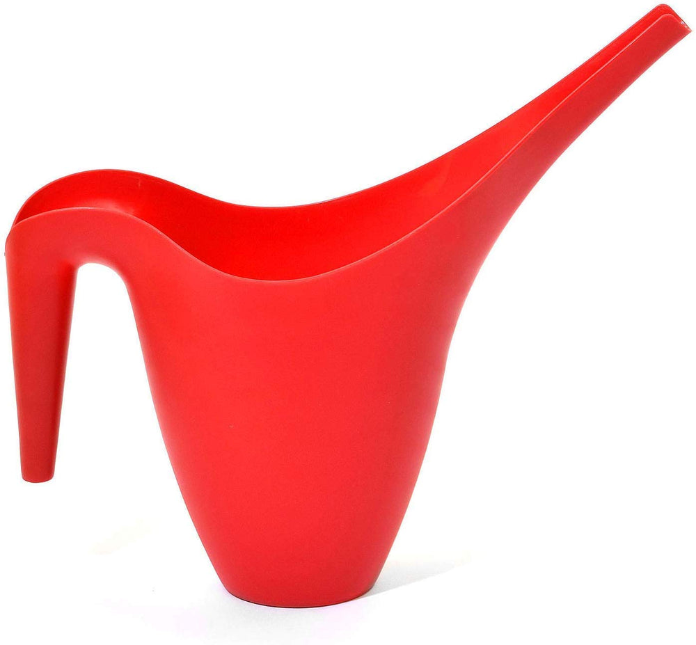 Ashman used in garden watering potted plants illustrating practical, steady pours
