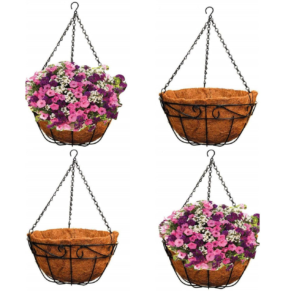 Ashman baskets styled with seasonal flowers demonstrating coordinated display benefit
