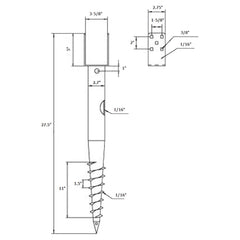 AshmanOnline galvanized finish detail showing corrosion resistance benefit