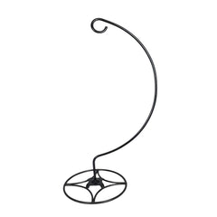AshmanOnline shepherd hook front view showing elegant black finish and stability