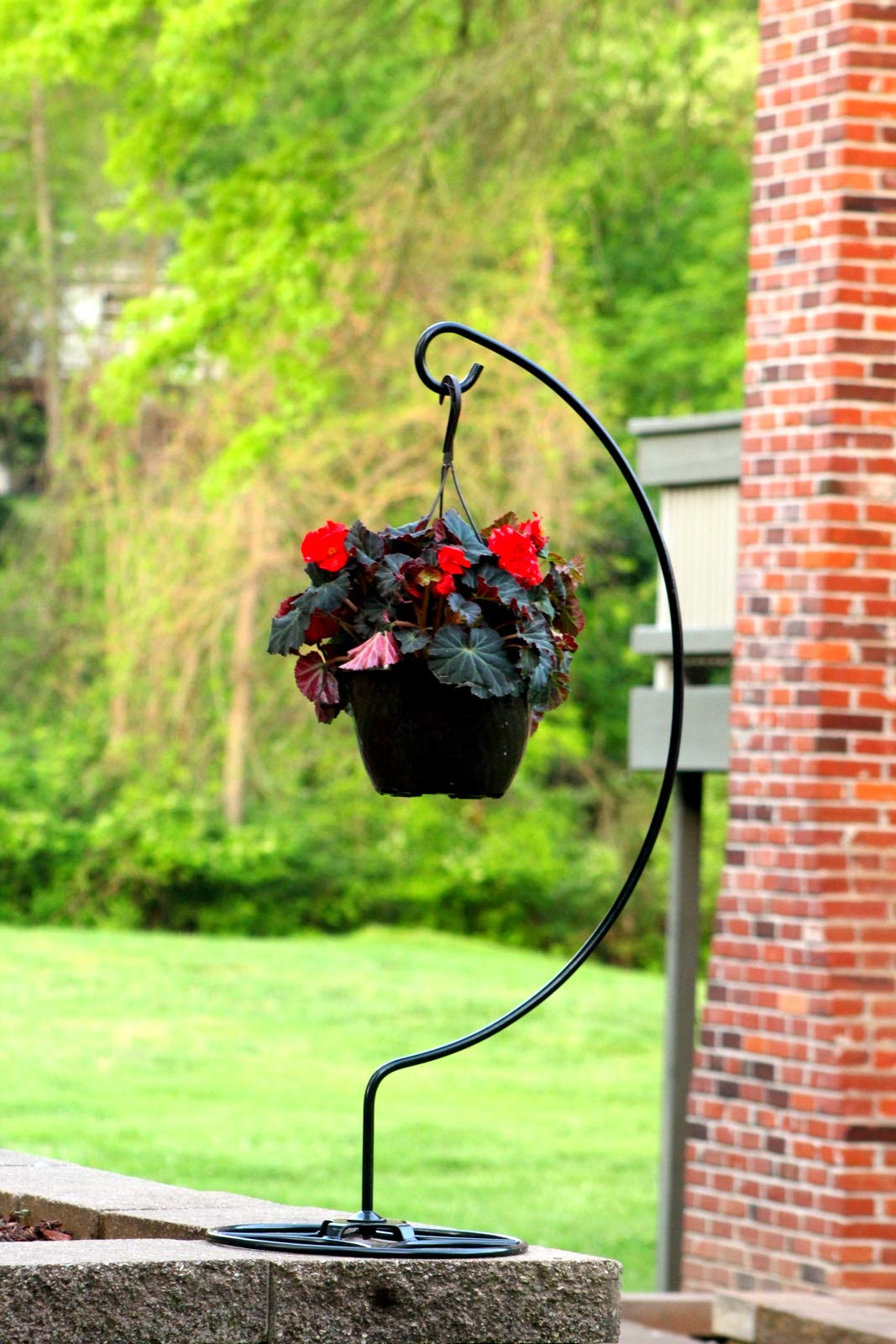 AshmanOnline shepherd hook in patio scene adding vertical interest and charm