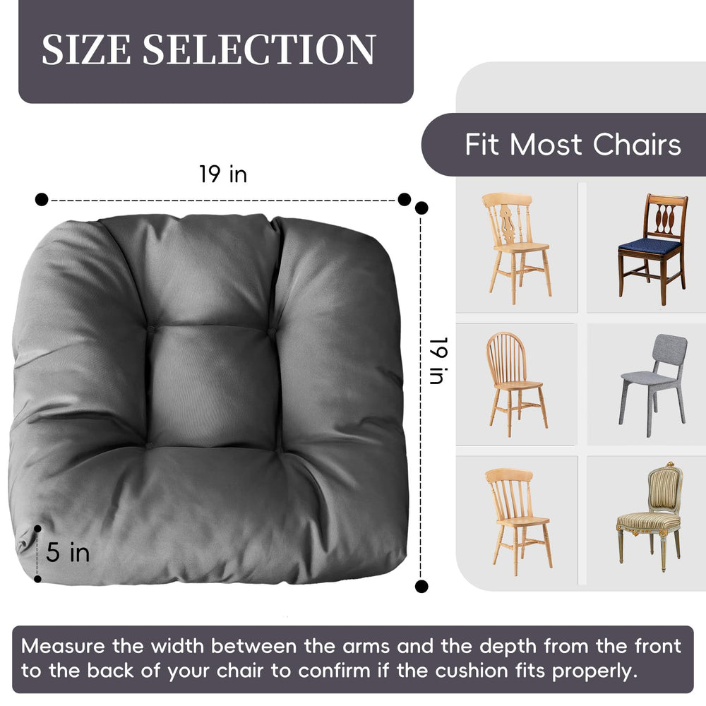 ASLUMBER cushion placed on wicker dining chair for stylish outdoor seating