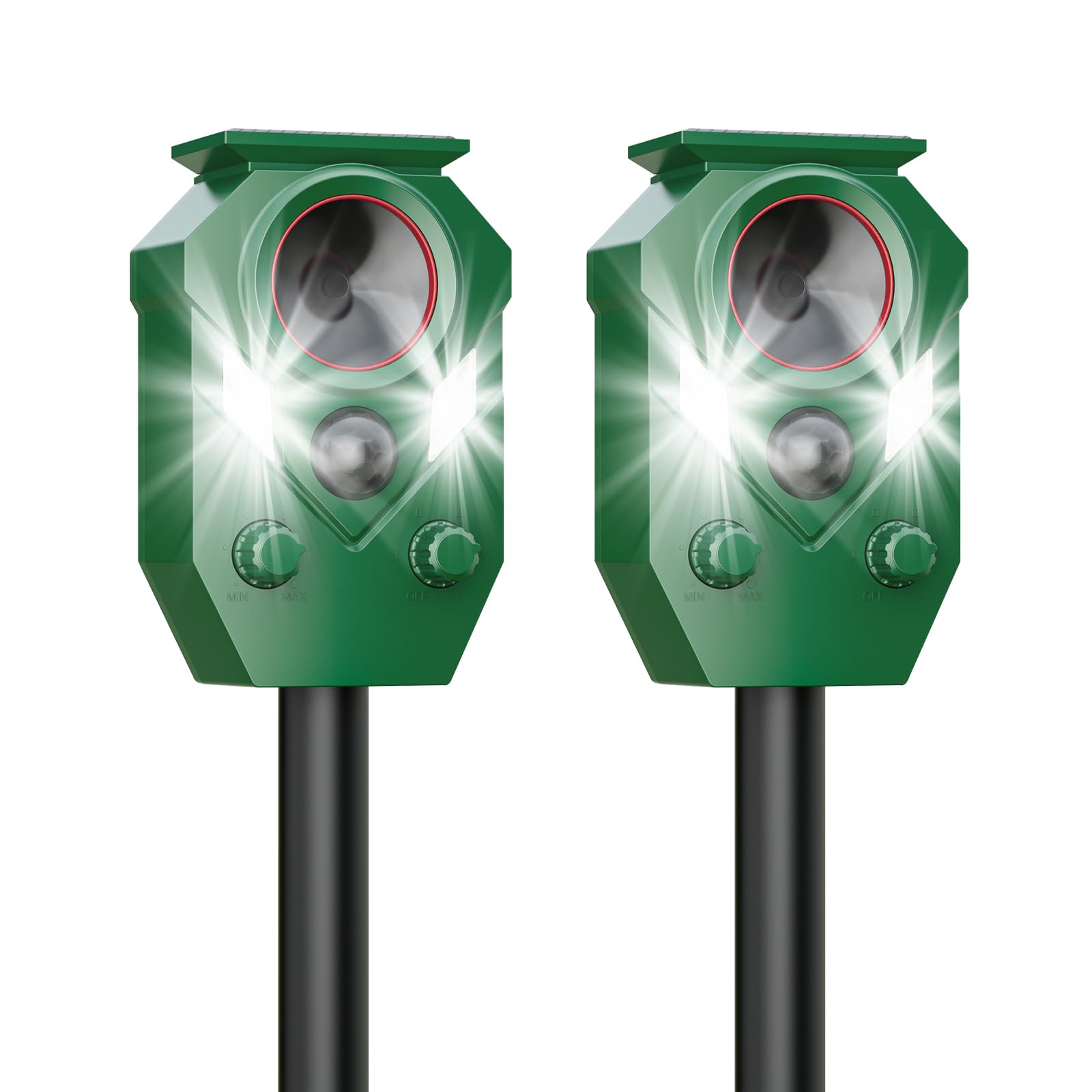 Aspect Living front view of two repellers showing clean packaging and benefits