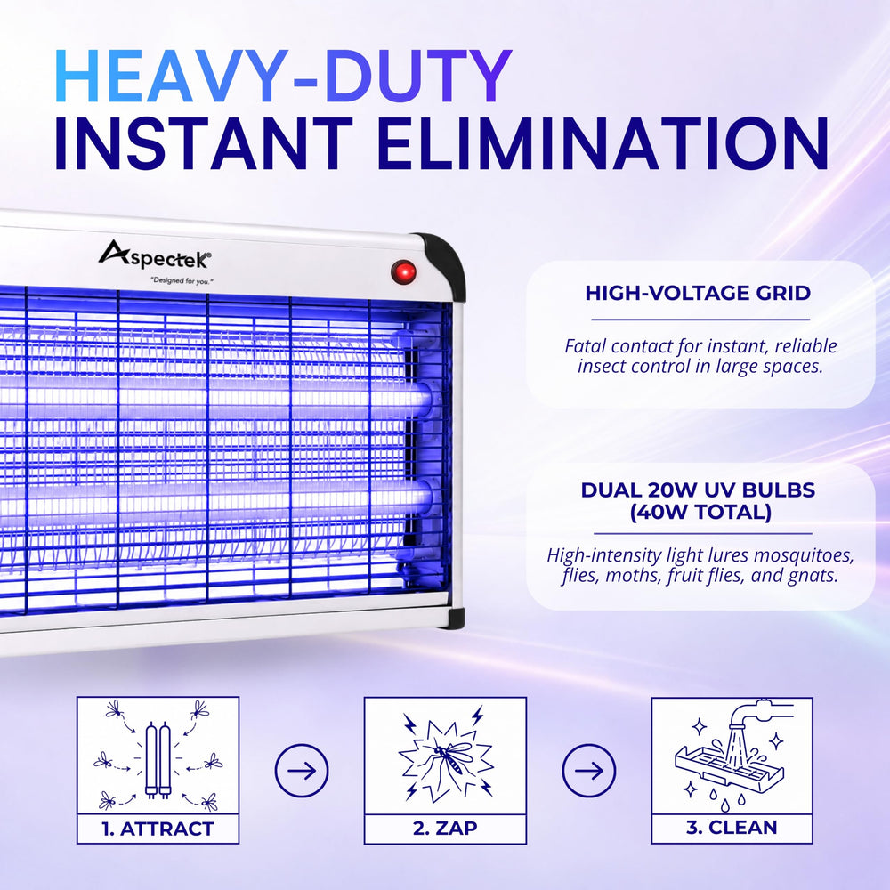ASPECTEK detailed shot of internal electric grid for fast elimination