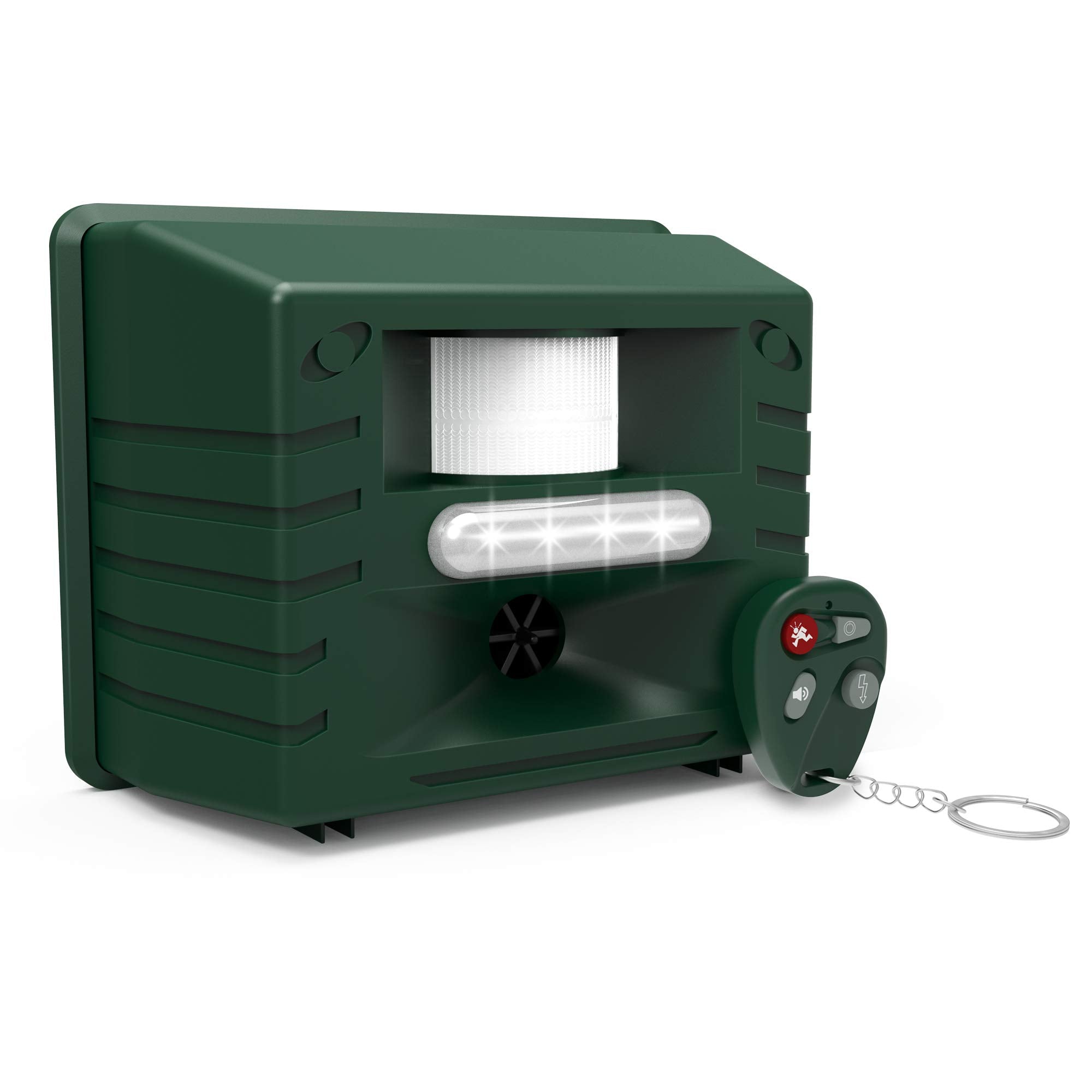 ASPECTEK front view of Yard Sentinel showing controls and speaker, clear identification benefit