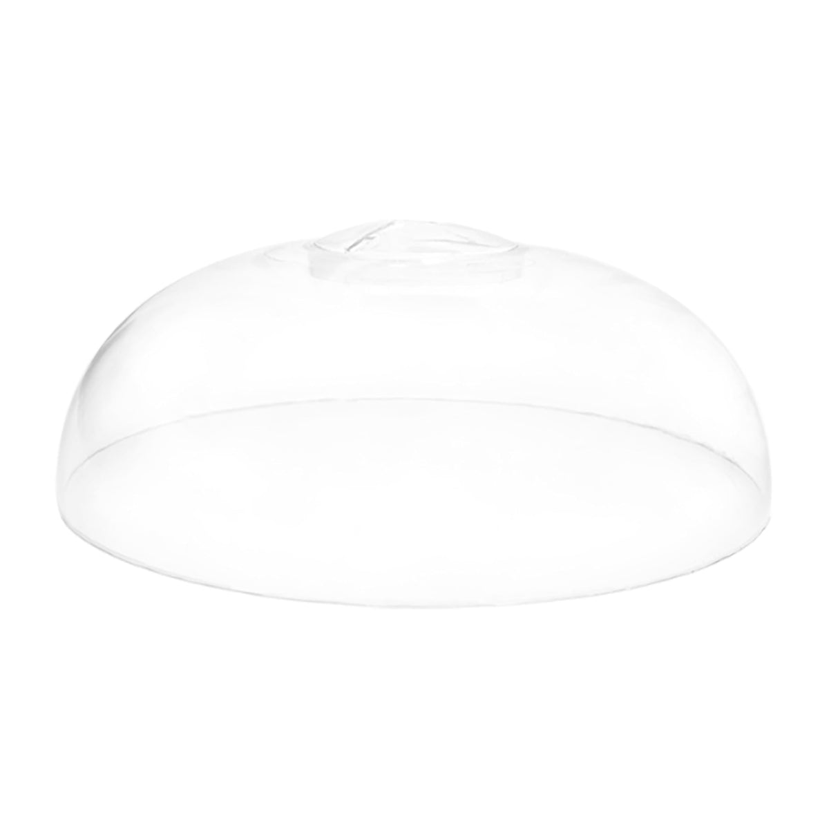 Aspects clear dome front view showing full 12-inch coverage and visibility benefit