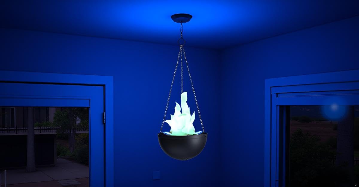 Aspen Creative accessories layout with spare bulb and cord for easy setup benefit
