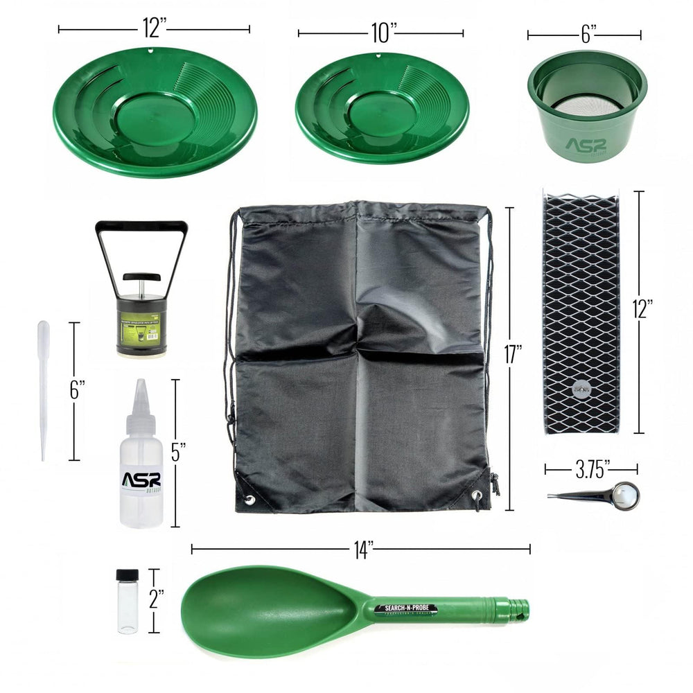 ASR Outdoor drawstring backpack packed showing convenient transport and organization