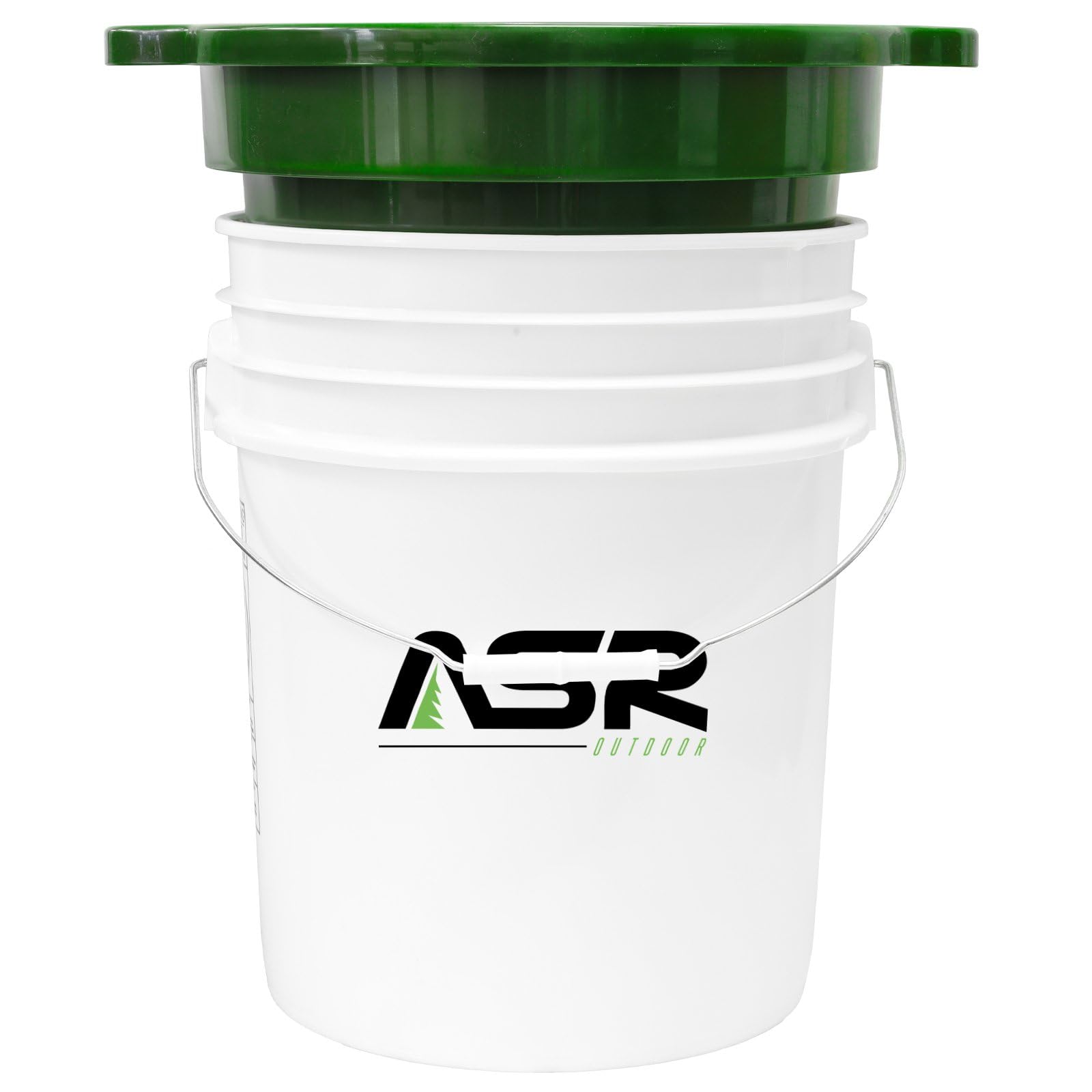 ASR Outdoor classifier sitting on a 5-gallon bucket for quick field setup