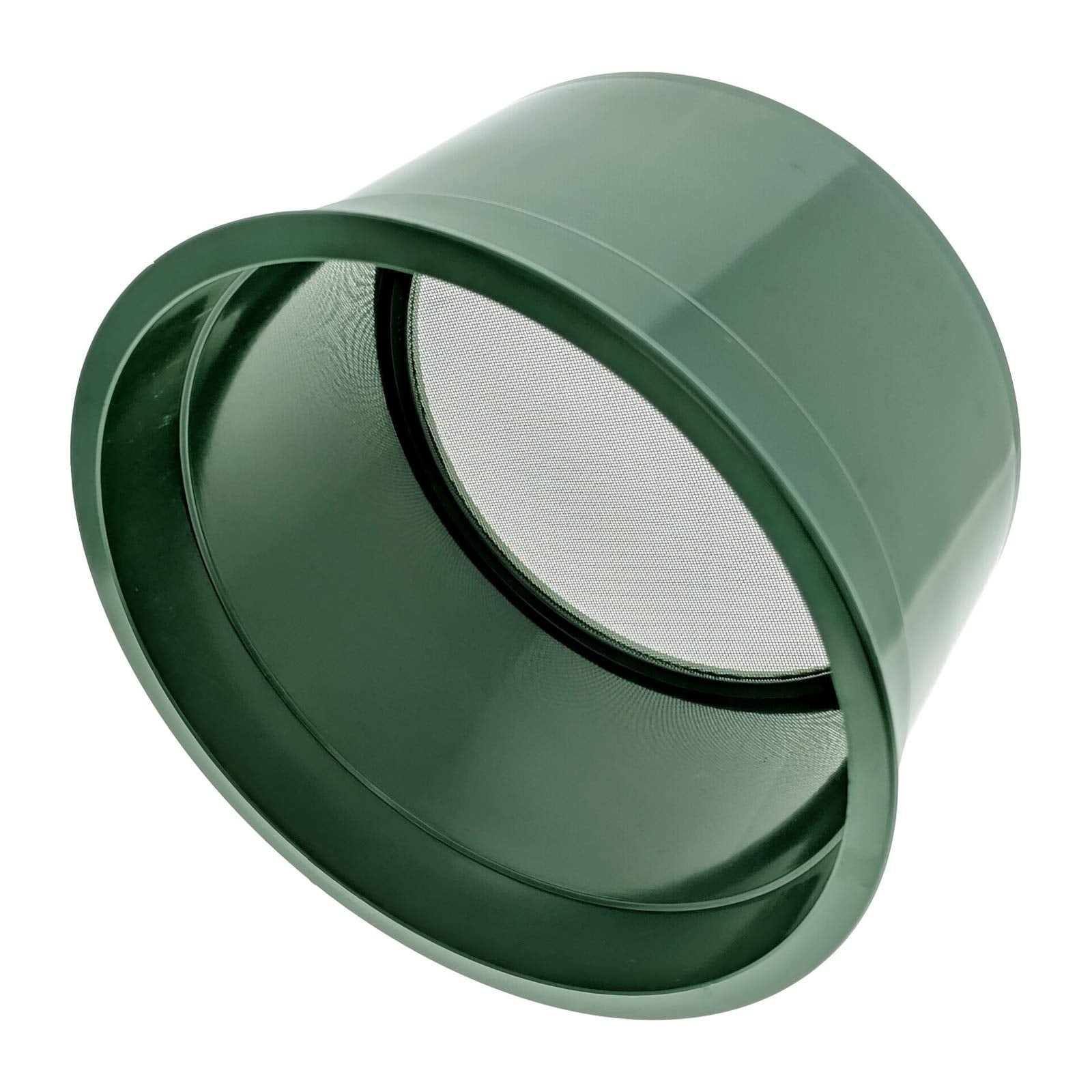 ASR Outdoor sieve being used above a prospecting pan to speed concentration recovery