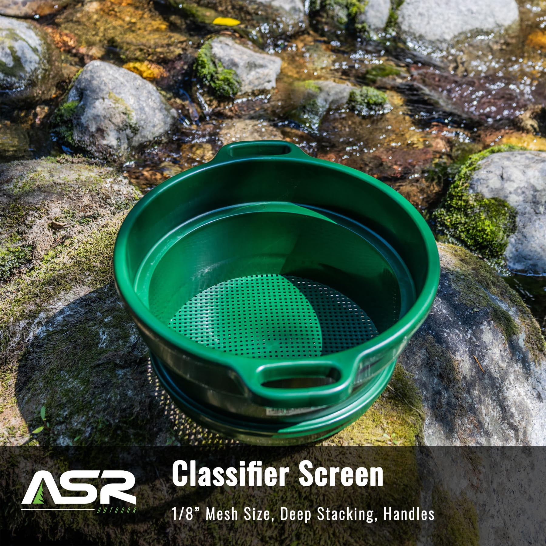 ASR Outdoor product label with specifications for easy identification