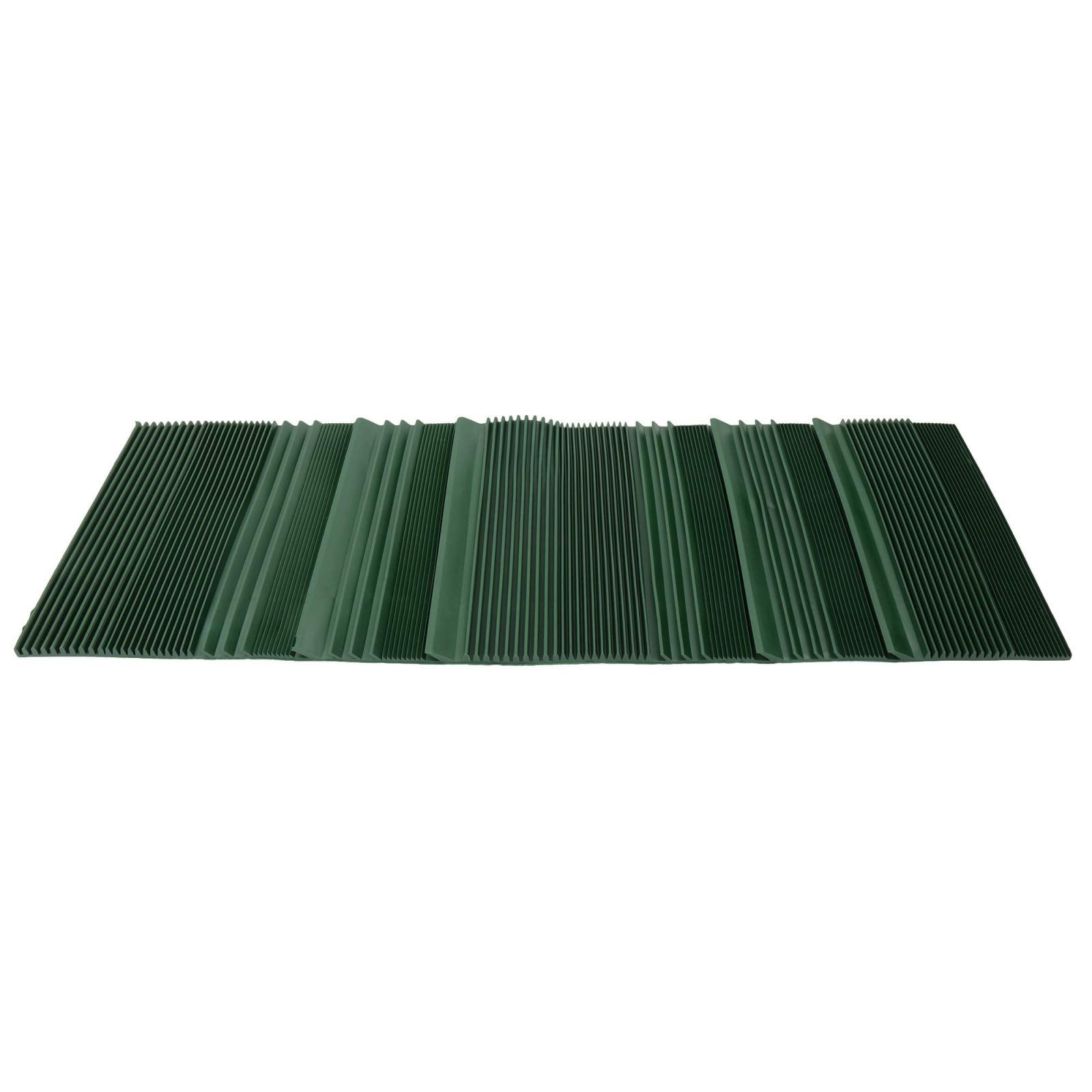 ASR Outdoor rolled mat being rinsed for easy concentrate removal and fast cleanup